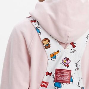 Levis Hello kitty collaboration overall white